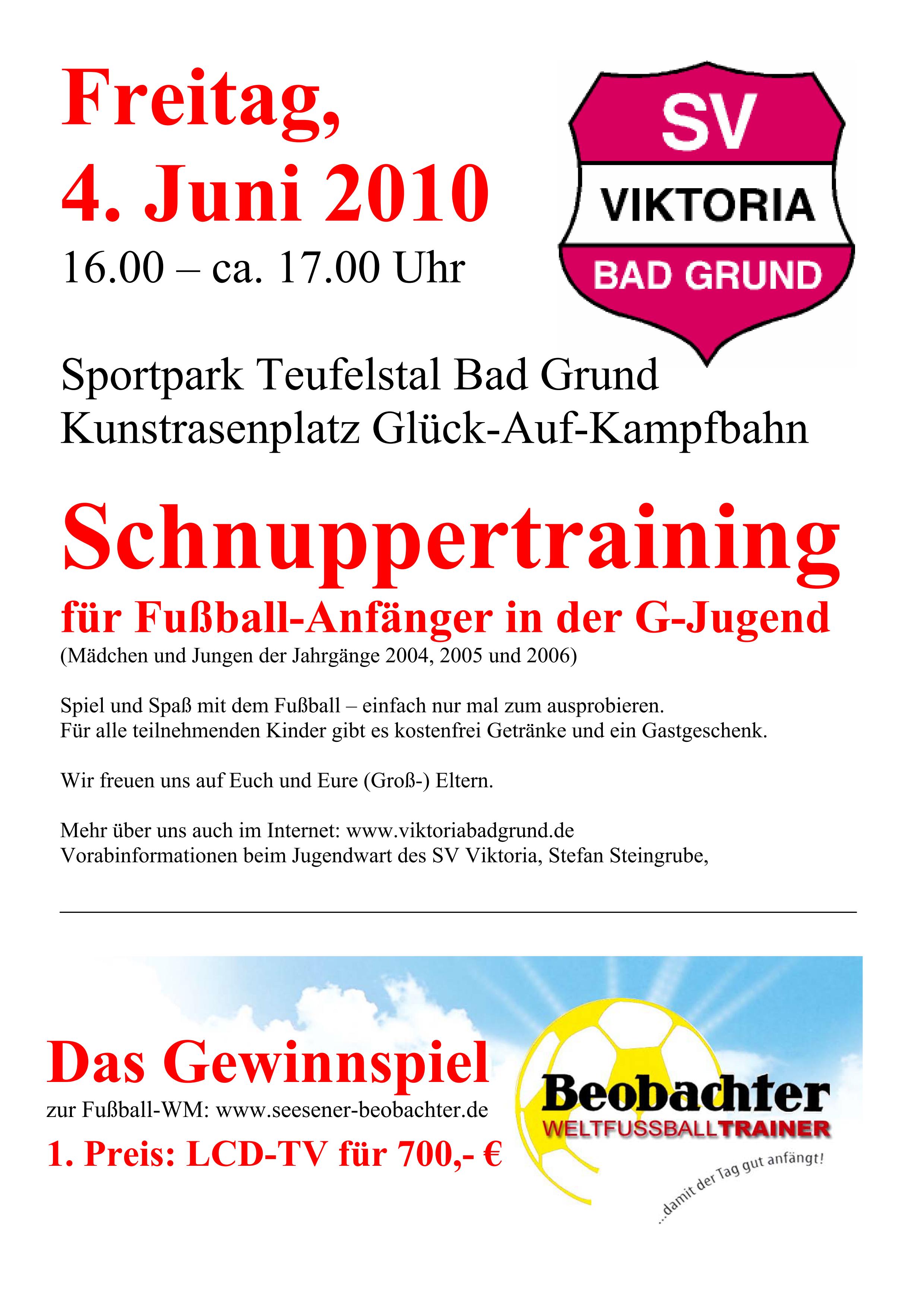 Schnuppertraining